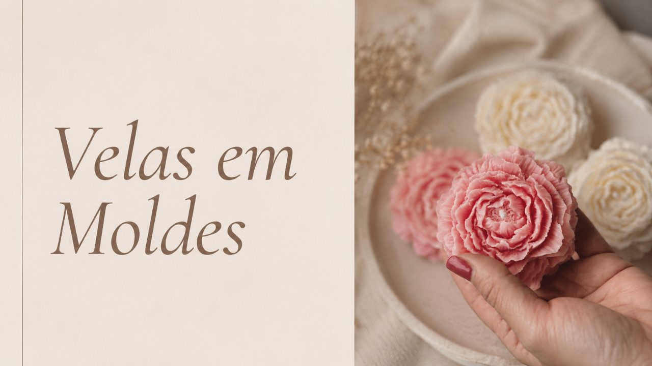 Velas em moldes