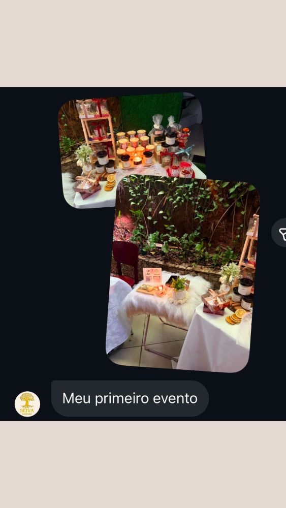 Depoimento de aluna · Seiva Aromas, primeiro evento