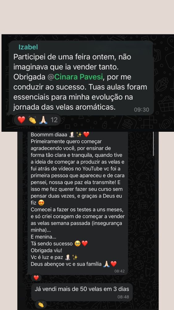 Comentário de aluna · Ariane Pereira