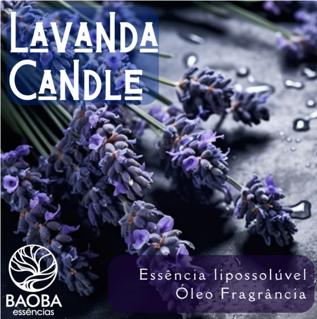Lavanda Candle - Baobá Essências